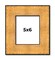 Photo Size Embellished Gold Picture Frame - UV Acrylic, Foam Board Backing, Hanging Hardware